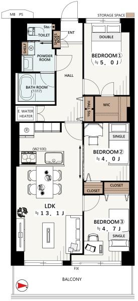レック東多摩川スカイハイツ２号館