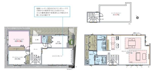 目黒区格の木坂３丁目　新築戸建　１号棟