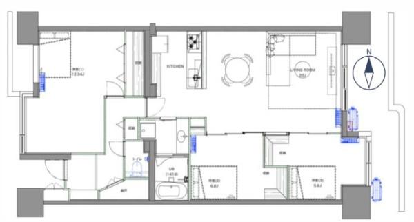 多摩川ハイム３号棟