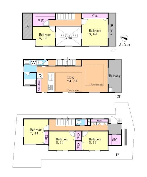 世田谷区三宿２丁目　新築戸建　Ｃ棟