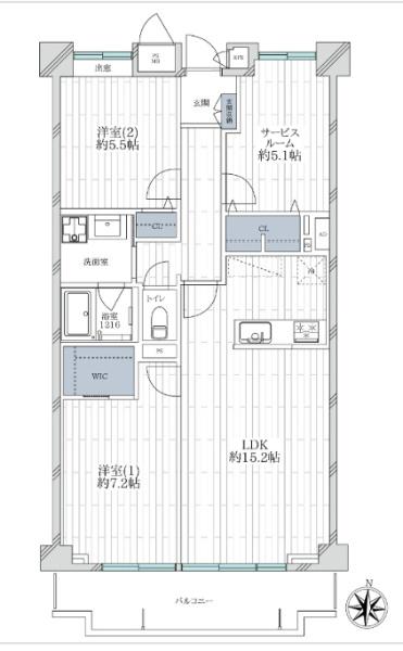 日商岩井大岡山第2マンションＢ棟