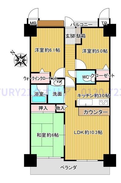 オーナーチェンジ物件　レックスシティ八尾志紀1階部分
