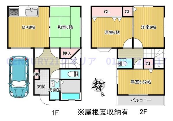 八尾市安中町５丁目の中古一戸建て