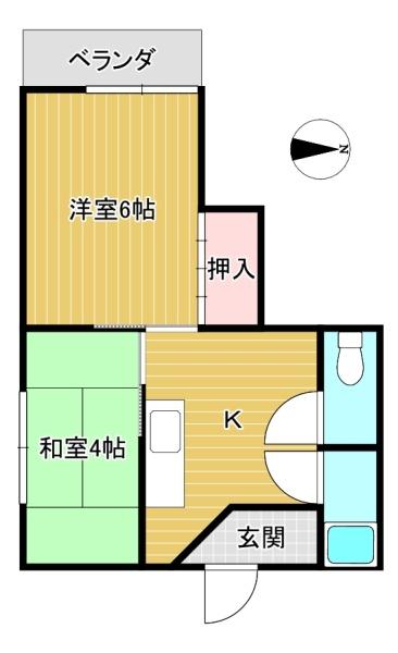 ハイコーポエヒメ1階部分、2階部分