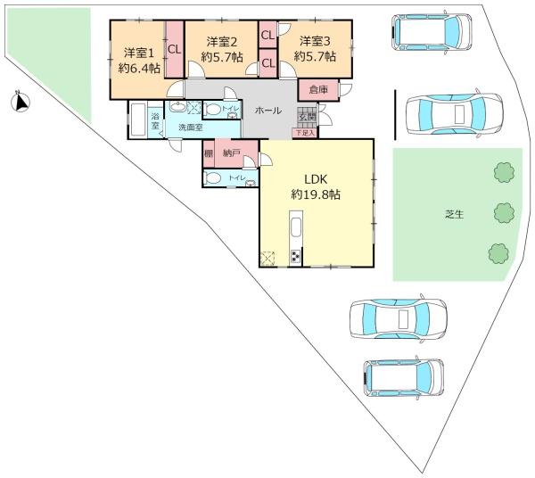 島尻郡八重瀬町字長毛戸建て
