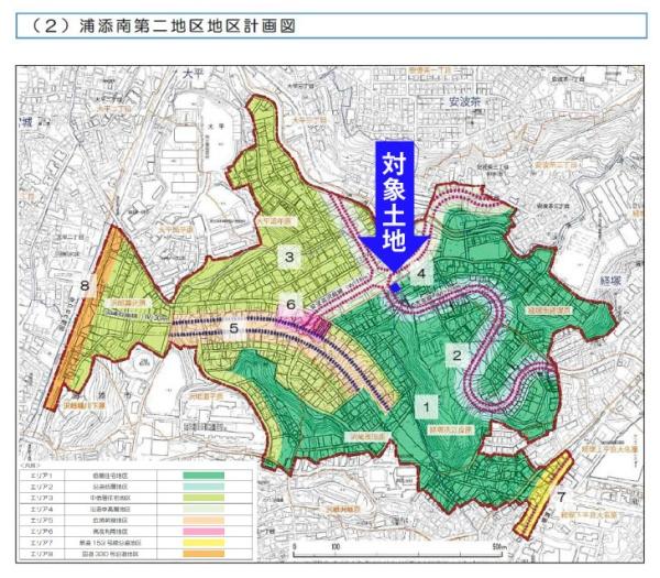 浦添市字沢岻の土地