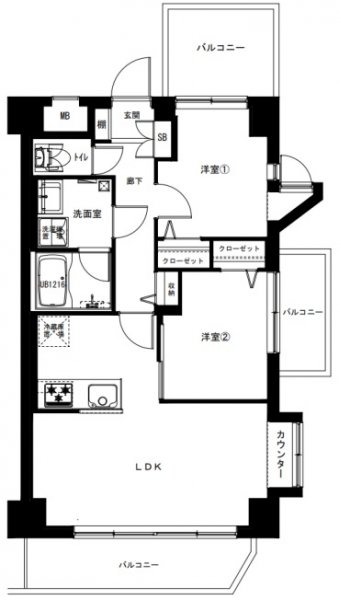 ＪＲ南武線「向河原」武蔵小杉ダイヤモンドマンション