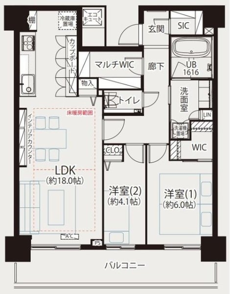 京急大師線「港町」リヴァリエC棟
