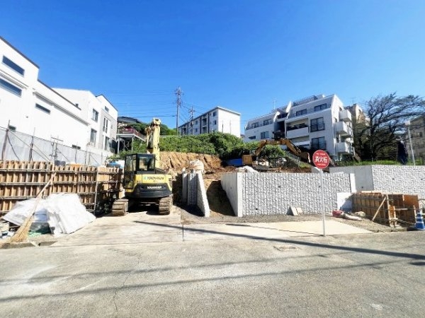 小田急線「生田　売地」