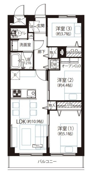 ライオンズマンション吉野町第6