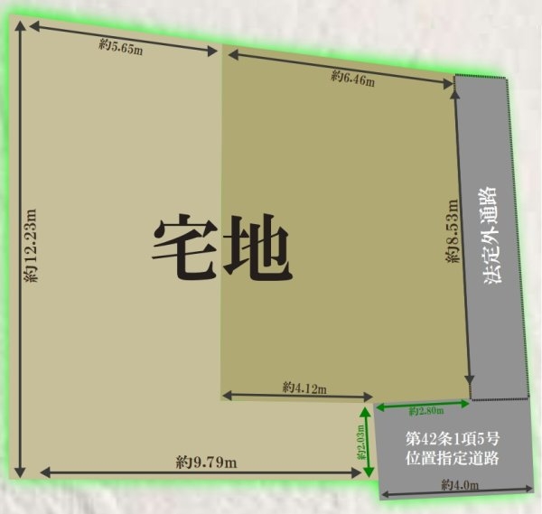川崎市高津区溝口５丁目の土地
