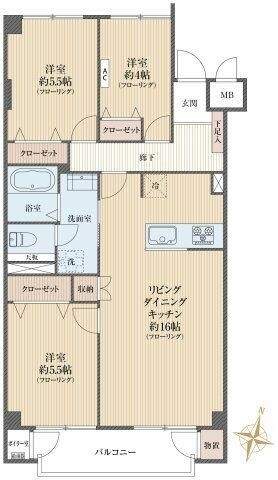三ッ沢ハイタウン3号棟
