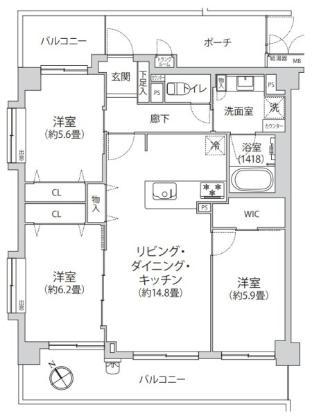 ヴェルビュ青葉台ブラオ