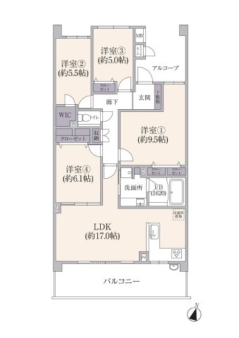 ビューリッシュ港北ニュータウンアジュリーヌ