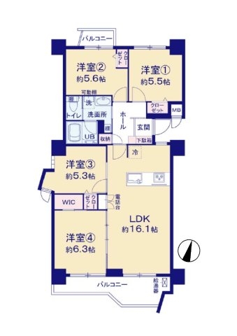 新ゆりグリーンタウンさつき街区3号棟