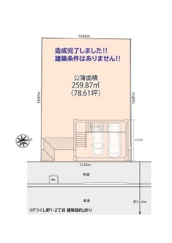 東急田園都市線「つくし野」条件なし売地