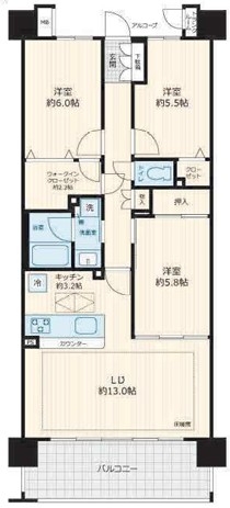 ザ・クレストシティ　ウインドコート