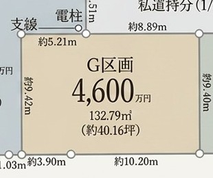 こどもの国線「こどもの国」建築条件無し土地