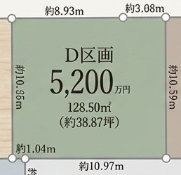 こどもの国線「こどもの国」建築条件無し土地