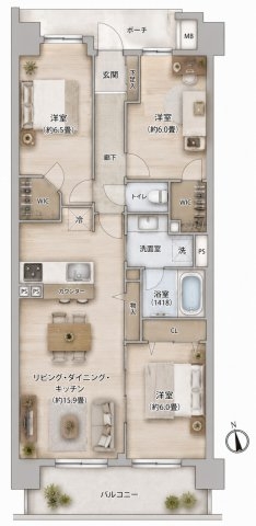コスモ・ザ・パークス調布多摩川