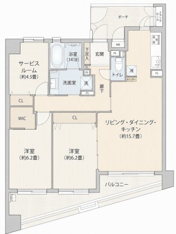 ヴェルビュ鷺沼パークサイド