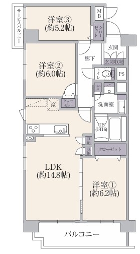 コスモ武蔵新城グレイスコート