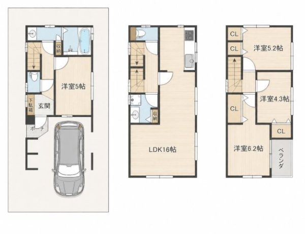 川崎市川崎区渡田新町３丁目の中古一戸建て