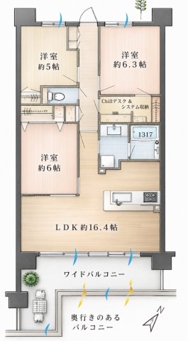 仲町台パークヒルズ5号棟