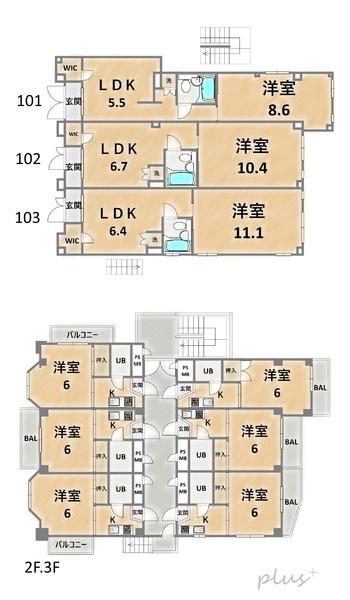 右京区西院久田町　一棟アパート