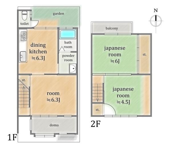 京都市中京区壬生松原町の中古一戸建て