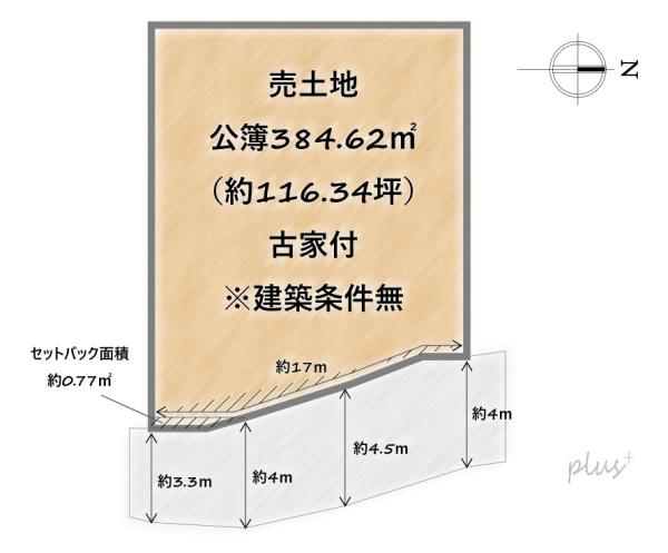 京都市北区平野上柳町の売土地