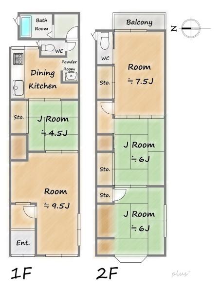 京都市北区大宮南椿原町の中古一戸建て