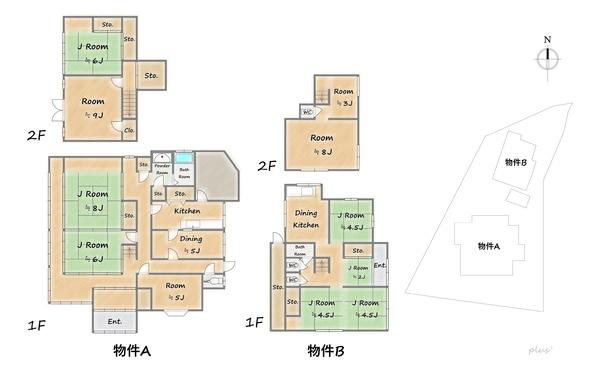 北区衣笠開キ町　中古戸建
