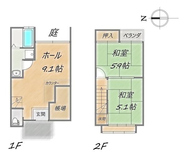 京都市右京区西院西平町の中古一戸建て