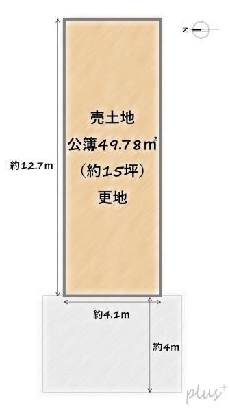 京都市右京区太秦一町芝町の売土地