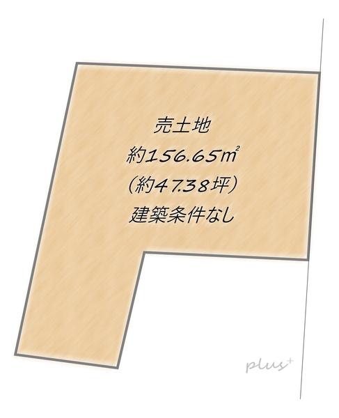 右京区嵯峨野宮ノ元町　売土地（建築条件無）
