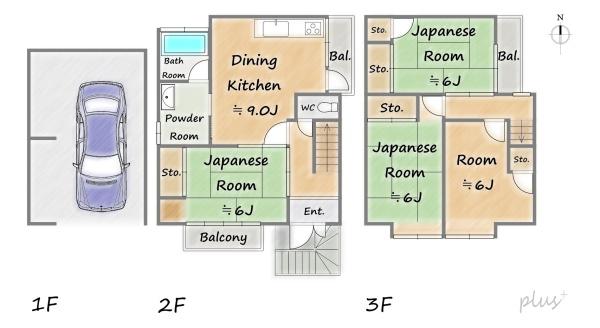右京区太秦御所ノ内町　中古戸建