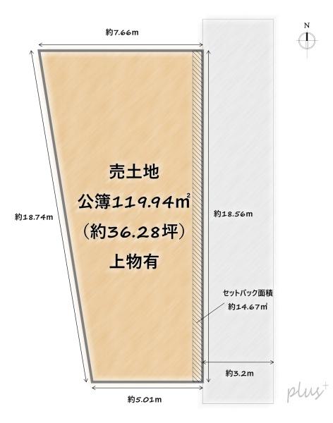 右京区嵯峨釈迦堂大門町　売土地（建築条件付）