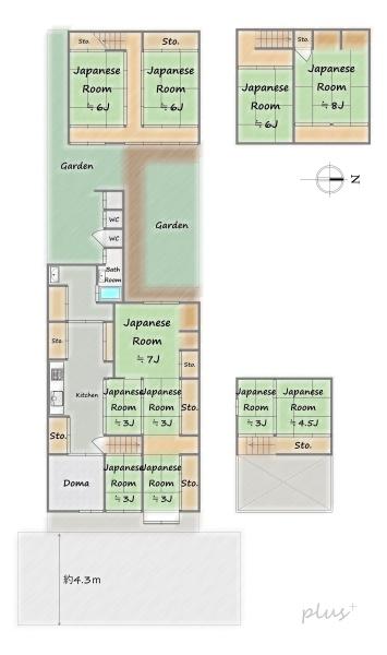 上京区柳風呂町　中古戸建