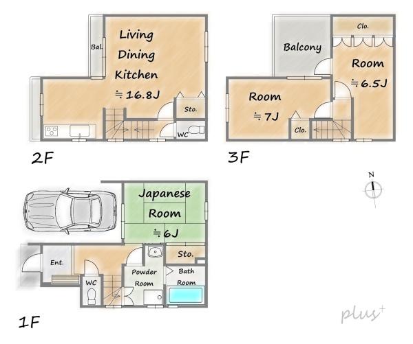右京区嵯峨中又町　中古戸建