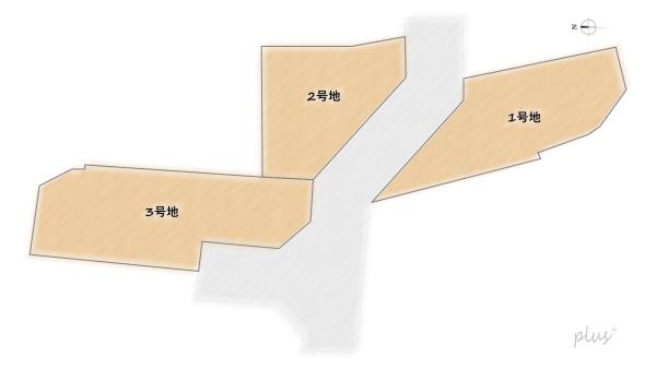 右京区宇多野上ノ谷町3号地　売土地（建築条件無）