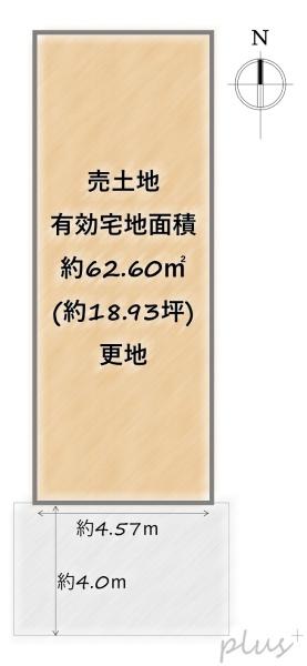 中京区西ノ京左馬寮町　売土地(建築条件付)
