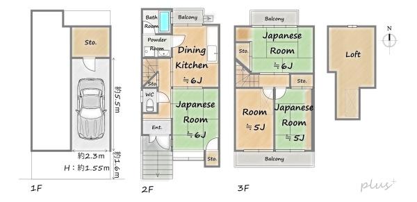 右京区太秦朱雀町　中古戸建