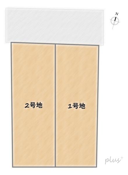 右京区太秦上ノ段町2期1号地　売土地（建築条件無）