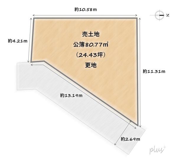 上京区西町3号地　売土地（建築条件付）