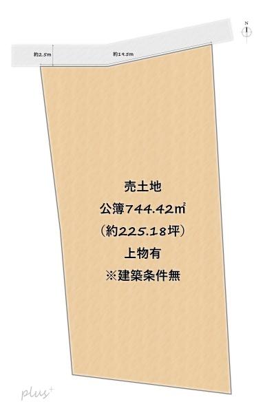右京区梅ケ畑猪ノ尻町　売土地（建築条件無）