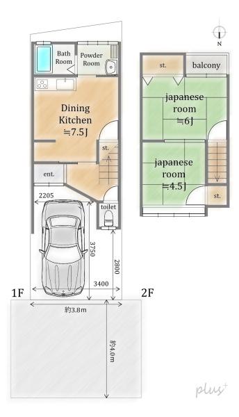 嵯峨天龍寺のコンパクトハウス