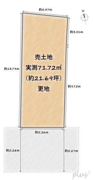 円町の建築条件付土地