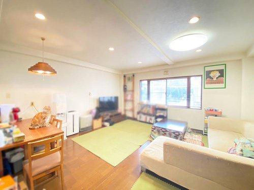 後院通りに面する鉄骨の家