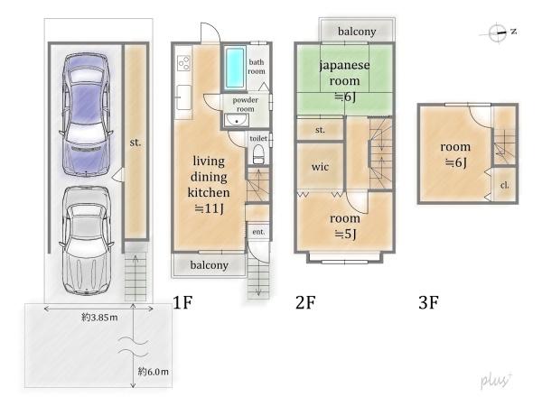 原谷乾町の3階建